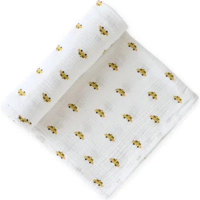 Pehr Celestial Organic Cotton Swaddle In New York Minute