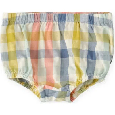 Pehr Babies'  Check Organic Cotton Bloomers In Multi