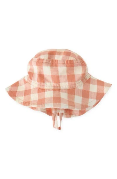 Pehr Babies'  Checkmate Bucket Hat In Metallic