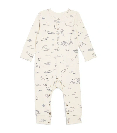 Pehr Cotton Life Aquatic Playsuit (0-24 Months) In Multi