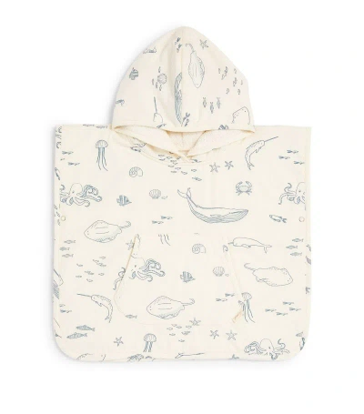 Pehr Cotton Life Aquatic Poncho (12-24 Months) In Multi
