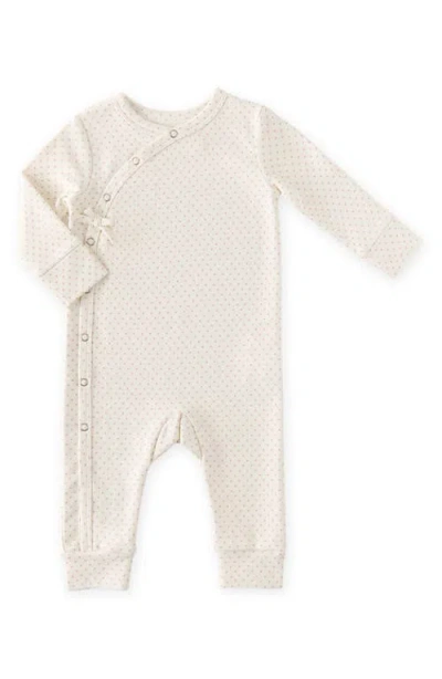 Pehr Babies'  Elephant Print Cotton Romper In Neutral