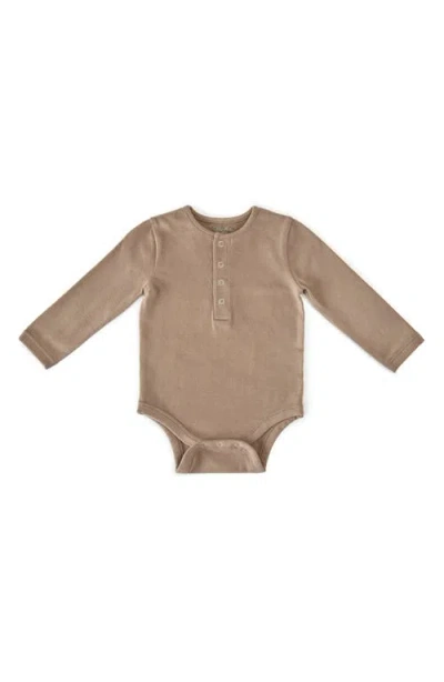 Pehr Babies'  Essentials Long Sleeve Organic Cotton Bodysuit