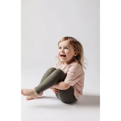 Pehr Babies'  Essentials Organic Cotton Leggings In Pink