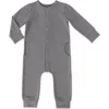 Pehr Babies'  Essentials Organic Cotton Romper In Gray