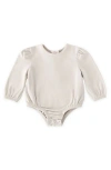 Pehr Babies'  Essentials Puff Sleeve Bodysuit In Neutral