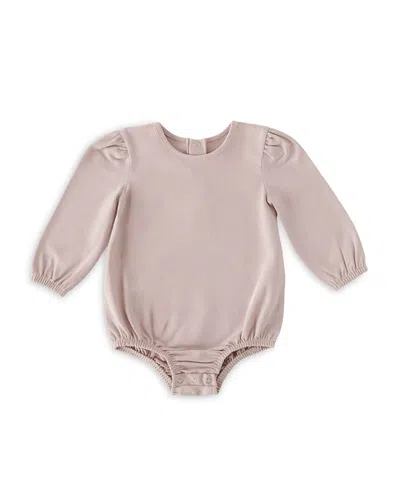 Pehr Essentials Puff Sleeve One Piece - Baby In Pink