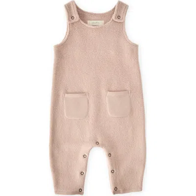 Pehr Babies'  Fleece Overalls In Pink