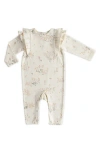 Pehr Flutter Organic Cotton Romper In White