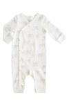Pehr Organic Cotton Romper In Grey