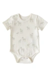 Pehr Follow Me Organic Cotton Bodysuit In Multi