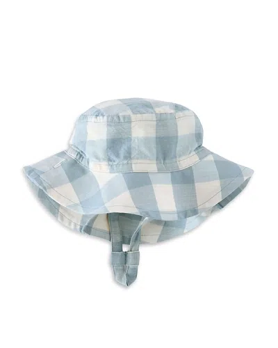 Pehr Girls' Checkmate Bucket Hat - Baby, Toddler In Blue