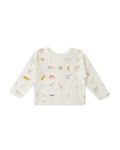 Pehr Kids' Girls' Dropped Shoulder Long Sleeved Top - Baby, Toddler In Multi