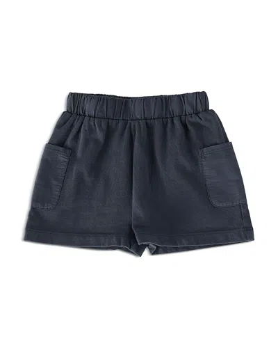 Pehr Girls' Garment Dye Shorts - Baby, Little Kid In Blue
