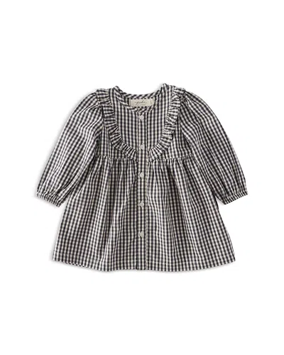 Pehr Girls' Gingham Dress - Baby, Little Kid In Indigo