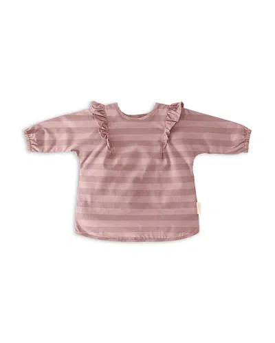 Pehr Girls' Water Repellent Ruffled Smock - Baby In Pink
