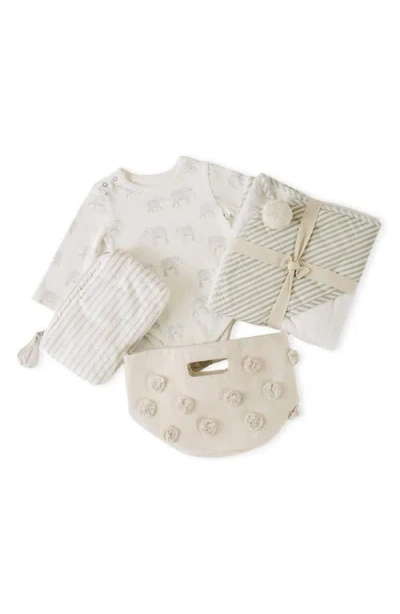 Pehr Kids'  Hello Baby 4-piece Gift Set In For Him