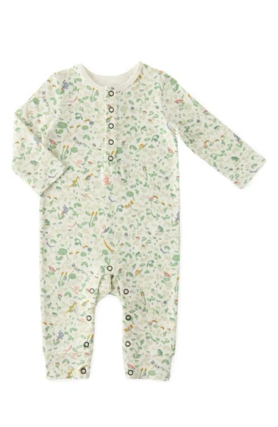 Pehr Babies'  Henley Organic Cotton Romper In I Spy