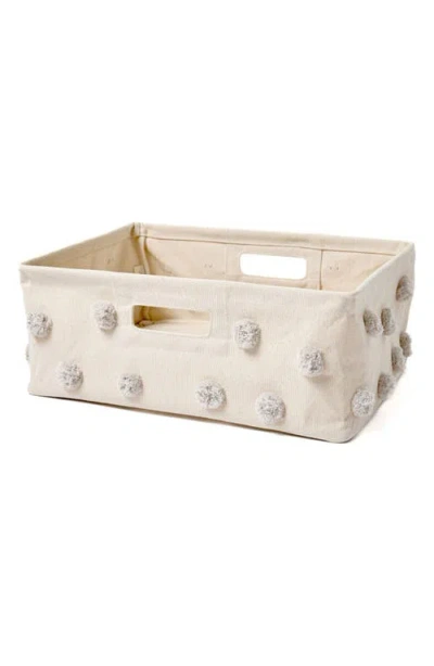 Pehr Hide Away Small Canvas Basket In Animal Print