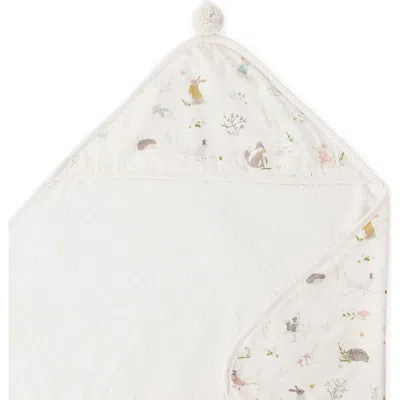 Pehr Hooded Towel In White