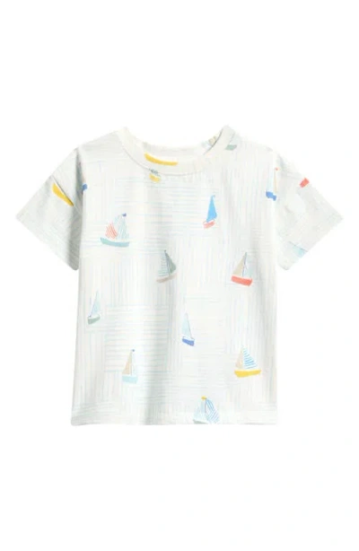 Pehr Kids' Drop Shoulder Organic Cotton T-shirt In Multi