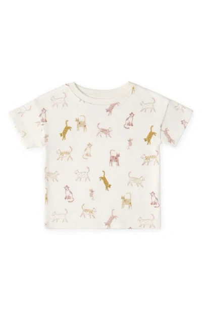 Pehr Babies'  Kids' Dropped Shoulder Organic Cotton T-shirt In White