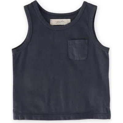 Pehr Kids' Garment Dye Tank In Blue