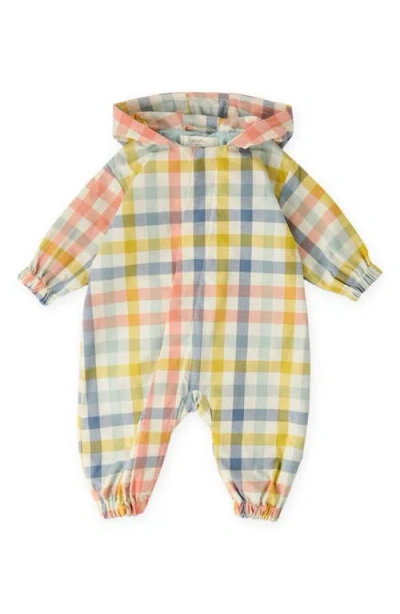 Pehr Kids' Park Hooded Organic Cotton Rain Suit In Multi