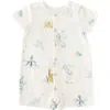 Pehr Babies'  Kids' Short Sleeve Organic Cotton Romper In White