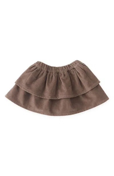 Pehr Babies'  Kids' Tiered Corduroy Skirt In Portobello