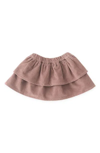Pehr Babies'  Kids' Tiered Corduroy Skirt In Brown