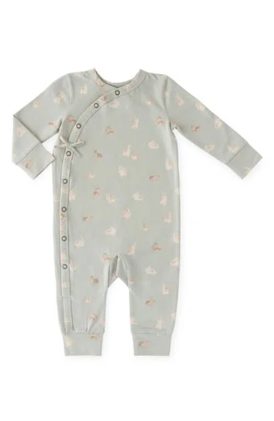 Pehr Kids'  Littles Snap Front Organic Cotton Romper In Animal Print