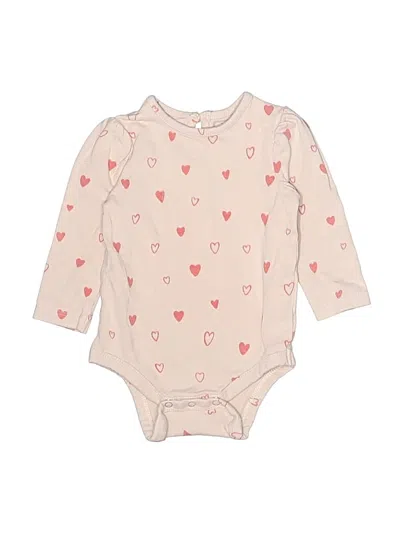 Pre-owned Pehr Babies' Long Sleeve Onesie In Ivory