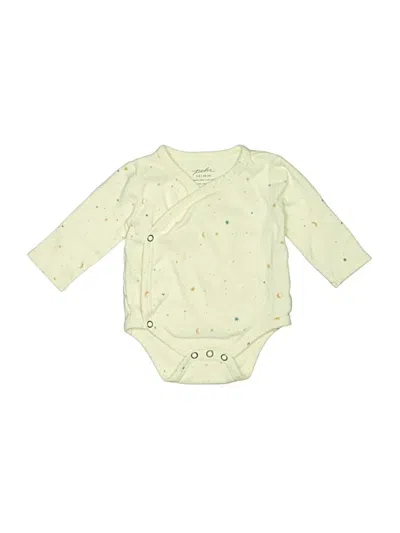 Pre-owned Pehr Babies' Long Sleeve Onesie In Yellow
