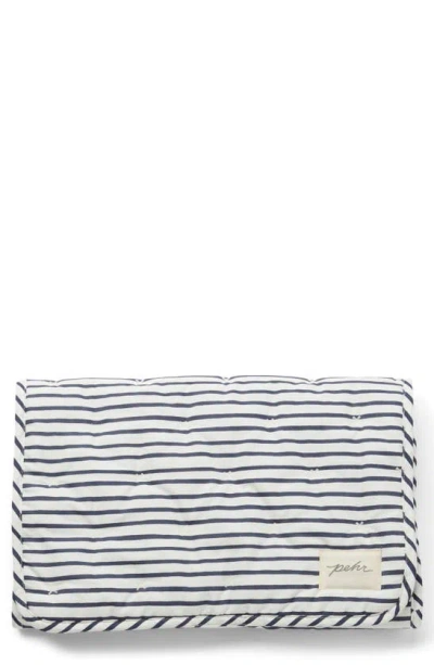 Pehr On The Go Coated Organic Cotton Changing Pad In Ink