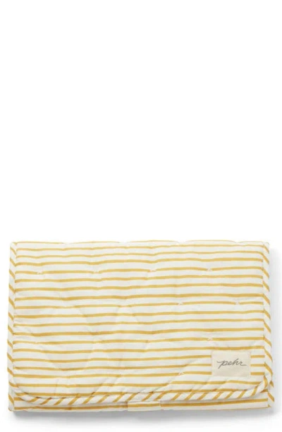 Pehr On The Go Coated Organic Cotton Changing Pad In Marigold