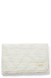 Pehr On The Go Coated Organic Cotton Changing Pad In Pebble