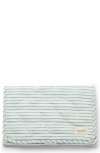 Pehr On The Go Coated Organic Cotton Changing Pad In Sea