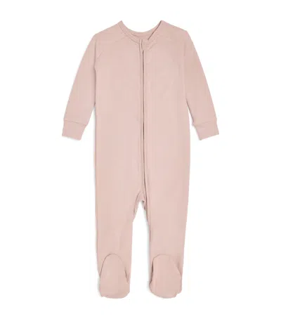 Pehr Kids' Organic Cotton-blend Essentials All-in-one In Pink