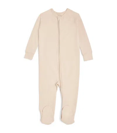 Pehr Kids' Organic Cotton-blend Essentials All-in-one In Brown