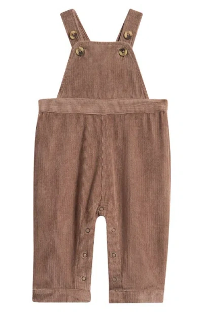 Pehr Babies'  Organic Cotton Corduroy Overalls In Brown