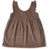 Pehr Babies'  Organic Cotton Corduroy Pinafore Dress In Portobello