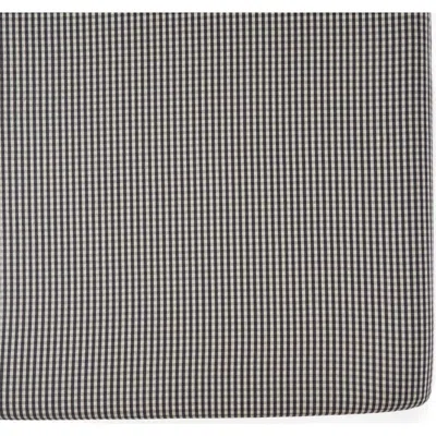 Pehr Gingham Organic Cotton Crib Sheet In Indigo