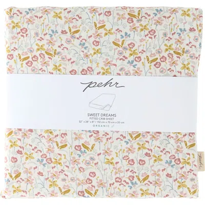 Pehr Organic Cotton Crib Sheet In White