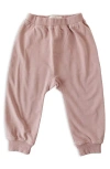 Pehr Organic Cotton French Terry Harem Pants In Pink