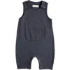 Pehr Babies'  Organic Cotton French Terry Overalls In Blue