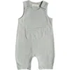 Pehr Babies'  Organic Cotton French Terry Overalls In Gray