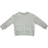 Pehr Organic Cotton French Terry Sweatshirt In Gray