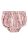 Pehr Babies'  Organic Cotton Seersucker Bloomers In Red