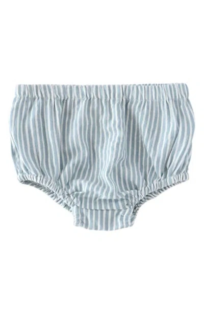 Pehr Babies'  Organic Cotton Seersucker Bloomers In Blue